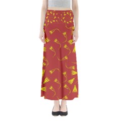 Background Pattern Texture Design Full Length Maxi Skirt by Ravend