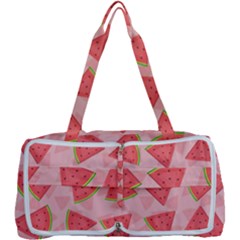 Background Watermelon Pattern Fruit Food Sweet Multi Function Bag by Jancukart