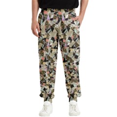 Mystic Geometry Abstract Print Men s Elastic Waist Pants by dflcprintsclothing