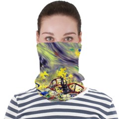 Abstract Arts Psychedelic Art Experimental Face Seamless Bandana (adult) by Uceng