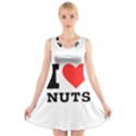 I love nuts V-Neck Sleeveless Dress View1