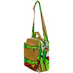 Hamburger-cheeseburger-fast-food Crossbody Day Bag by 99art