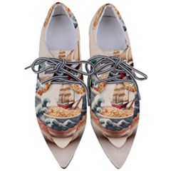 Noodles Pirate Chinese Food Food Pointed Oxford Shoes by Ndabl3x