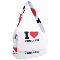 I Love Cruller Courier Bag by ilovewhateva