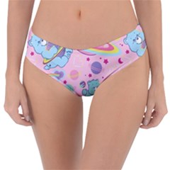 Bears Kawaii Pattern Reversible Classic Bikini Bottoms by Cowasu