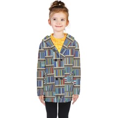 Bookshelf Kids  Double Breasted Button Coat by uniart180623