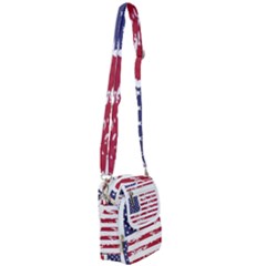 Flag Usa Unite Stated America Shoulder Strap Belt Bag by uniart180623