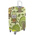 Seamless Pattern With Trees Owls Luggage Cover (Medium) View2