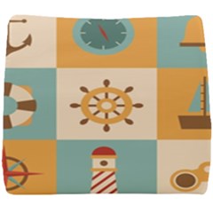 Nautical Elements Collection Seat Cushion by Simbadda