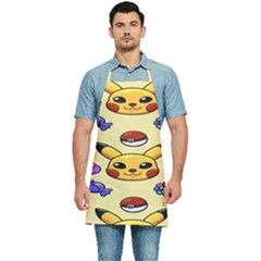 Pikachu Kitchen Apron by artworkshop