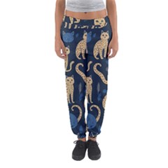 Cat Pattern Animal Women s Jogger Sweatpants by Pakjumat