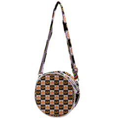 Lantern Chess Halloween Crossbody Circle Bag by Pakjumat