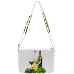 White-wine-red-wine-the-bottle Double Gusset Crossbody Bag by Ket1n9