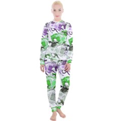 Horse-horses-animal-world-green Women s Lounge Set by Ket1n9