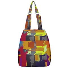 Abstract-vibrant-colour Center Zip Backpack by Ket1n9