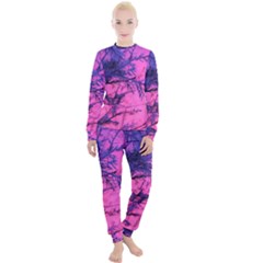 Fir Sunset Frost Snow Women s Lounge Set by Pakjumat