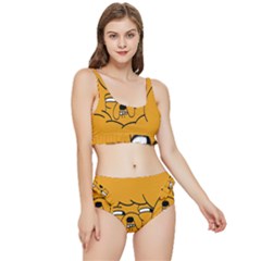 Adventure Time Jake The Dog Frilly Bikini Set by Sarkoni