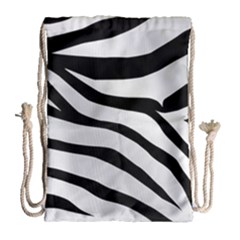 White Tiger Skin Drawstring Bag (large) by Ket1n9