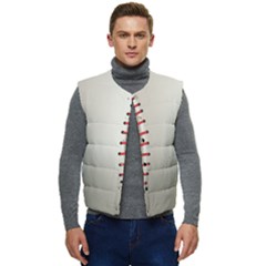 Baseball Men s Button Up Puffer Vest	 by Ket1n9