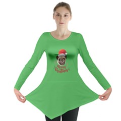 Xmas Doggy Long Sleeve Tunic  by CoolDesigns