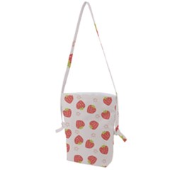 Strawberries Pattern Design Folding Shoulder Bag by Grandong