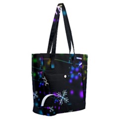 Snowflakes Snow Winter Christmas Everyday Shoulder Bag With Pouch Bag by Bedest