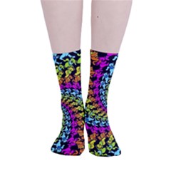 3d Grateful Dead 90 s Neon Dancing Bears Smooth Crew Length Tube Socks by Perong