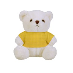 Yellow Lego Texture, Macro, Yellow Dots Background Full Print Cuddly Teddy Bear by kyorashop23