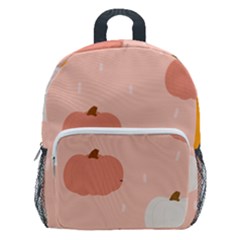 Pumpkin Pattern Halloween 20240926 160345 0000 Kids  Age 5-10 Lightweight School Backpack With Side Pockets by Safari