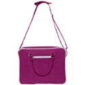 A Pink Background With A White Border Cross Body Office Bag View3