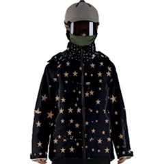 Little Stars Pattern Men s Zip Ski And Snowboard Waterproof Breathable Jacket by ConteMonfrey