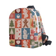 Cute Christmas Seamless Pattern Vector  - Kids  Age 2-4 Lightweight Preschool Backpack by Ket1n9