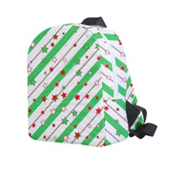 Christmas Paper Stars Pattern Texture Background Colorful Colors Seamless Kids  Age 2-4 Lightweight Preschool Backpack by Ket1n9