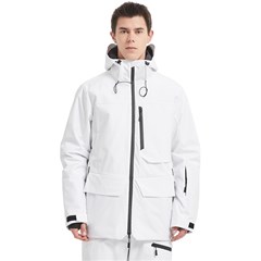 Men s Multi Pockets Zip Ski and Snowboard Waterproof Breathable Jacket Icon