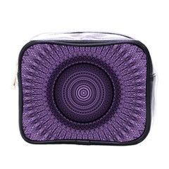 Mandala Mini Travel Toiletry Bag (one Side) by Siebenhuehner