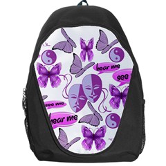 Invisible Illness Collage Backpack Bag by FunWithFibro