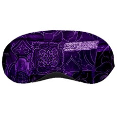 Pretty Purple Patchwork Sleeping Mask by FunWithFibro