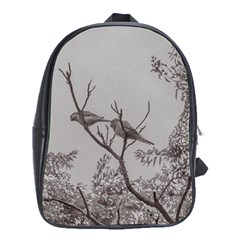 Couple Of Parrots In The Top Of A Tree School Bags (xl)  by dflcprints