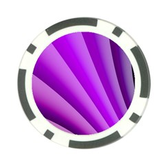 Gentle Folds Of Purple Poker Chip Card Guards (10 Pack)  by FunWithFibro