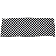 Sports Racing Chess Squares Black White Body Pillow Case Dakimakura (two Sides) by EDDArt