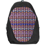 Ethnic Colorful Pattern Backpack Bag Front