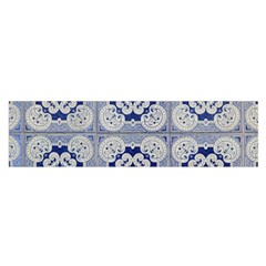 Ceramic Portugal Tiles Wall Satin Scarf (oblong) by Amaryn4rt