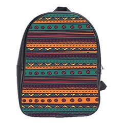 Ethnic Style Tribal Patterns Graphics Vector School Bags (xl)  by Amaryn4rt