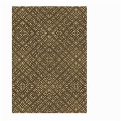 Wooden Ornamented Pattern Large Garden Flag (two Sides) by dflcprints