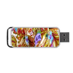 3 Carousel Ride Horses Portable Usb Flash (two Sides) by Nexatart