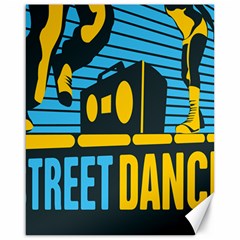 Street Dance R&b Music Canvas 16  X 20   by Mariart