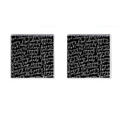 Happy Holidays Cufflinks (square) by Mariart