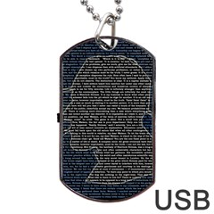 Sherlock Quotes Dog Tag Usb Flash (two Sides) by Mariart