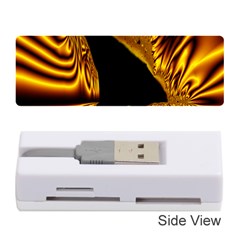 Hole Gold Black Space Memory Card Reader (stick)  by Mariart