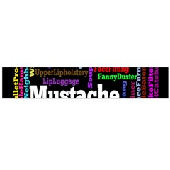 Mustache Flano Scarf (large) by Mariart